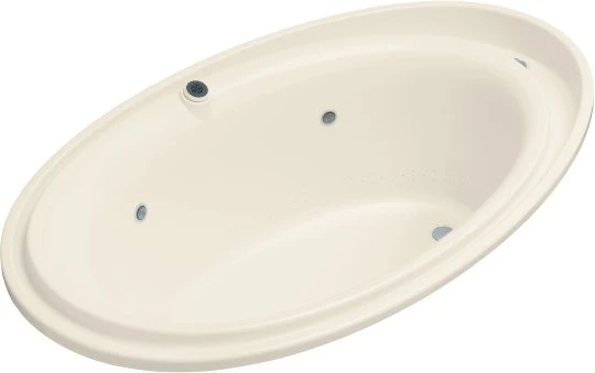K-1110-GCR-47 Kohler Purist BubbleMassage Whirlpool Bath With Chromatherapy - Almond 1 K-1110-GCR-47 Kohler Purist BubbleMassage Whirlpool Bath With Chromatherapy - Almond
