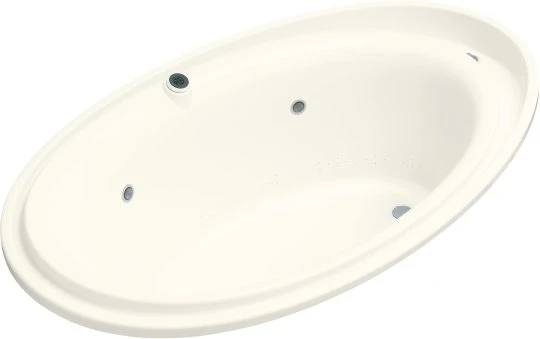 K-1110-GCR-96 Kohler Purist BubbleMassage Whirlpool Bath With Chromatherapy - Biscuit 1 K-1110-GCR-96 Kohler Purist BubbleMassage Whirlpool Bath With Chromatherapy - Biscuit