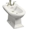 Kohler K-4886-0 Memoirs Vertical Spray Bidet - White