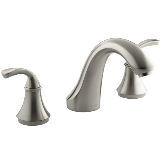 Kohler K-T10278-4-BN Forte Deck/Rim Mount High Flow Roman Tub Faucet Trim Only - Brushed Nickel 1 Kohler K-T10278-4-BN Forte Deck/Rim Mount High Flow Roman Tub Faucet Trim Only - Brushed Nickel