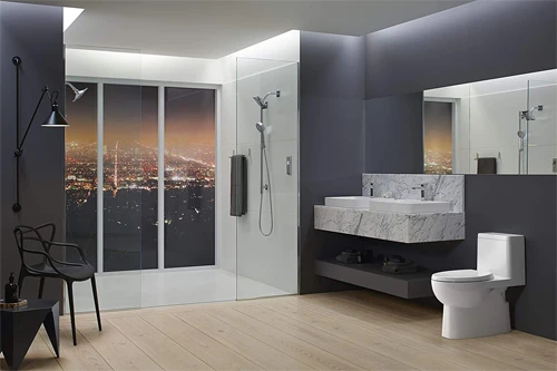 Kohler K-78080-0 Reach Comfort Height One-piece Compact Elongated 1.28 Gpf Chair Height Toilet With Quiet-Close Seat - White 2 Kohler K-78080-0 Reach Comfort Height One-piece Compact Elongated 1.28 Gpf Chair Height Toilet With Quiet-Close Seat - White - Image 2