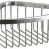 Kohler K-1896-BV Medium Corner Shower Basket - Brushed Bronze (Pictured In Polished Stainless)