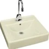 Kohler K-2054-0 Soho Wall-Mount Lavatory With 4" Centers - White (Faucet Not Included)