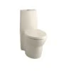 Kohler K-3564-47 Saile Elongated One-Piece Toilet With Dual Flush Technology - Almond
