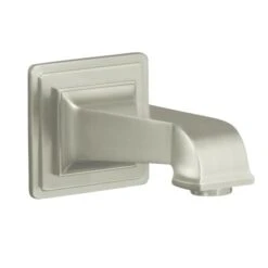 Kohler K-13139-A-CP Pinstripe Pure Design Wall Mount Bath Spout - Chrome (Pictured In Brushed Nickel)