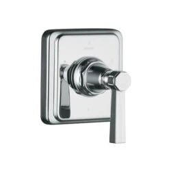 Kohler K-T13175-4B-BN Pinstripe Transfer Vavle Trim W/Lever Handle - Brushed Nickel (Pictured In Chrome)