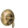Kohler K-T312-4M-BV Finial Traditional Rite-Temp Pressure-Balancing Bath And Shower Faucet Trim With Lever Handle - Brushed Bronze (Valve Not Included)