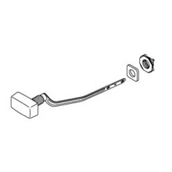 Kohler 1025329-CP Trip Lever Kit Left - Chrome