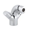 Kohler K-10088-9-CP Oblo Horizontal Swivel Spray Aerator Bidet Faucet With Oval Handles - Chrome