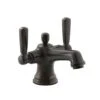 Kohler K-10579-4-2BZ Bancroft Two Handle Monoblock Lavatory Faucet - Oil Rubbed Bronze