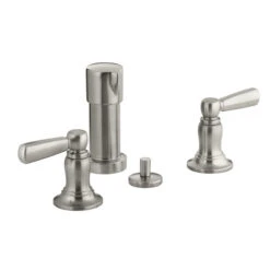 Kohler K-10586-4-BN Bancroft Bidet Faucet With Lever Handles Vibrant Brushed Nickel