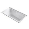 Kohler K-1121-R-0 Underscore 60" X 30" Alcove Bath With Integral Tile Flange And Right Hand Drain - White