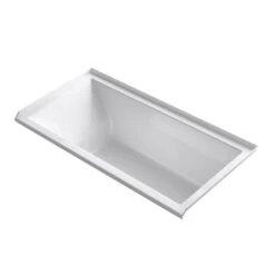 Kohler K-1121-R-0 Underscore 60" X 30" Alcove Bath With Integral Tile Flange And Right Hand Drain - White