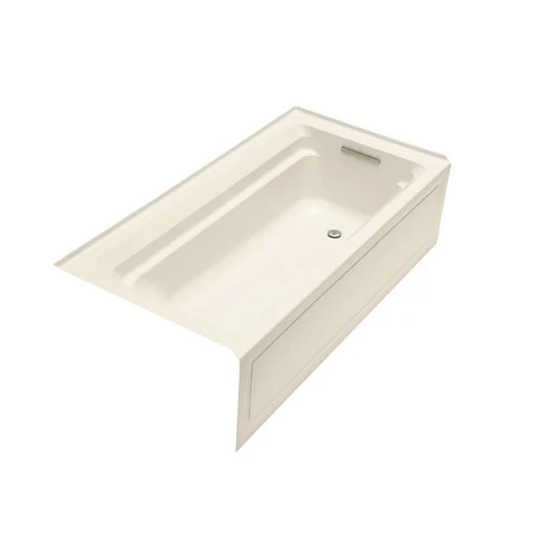 Kohler K-1125-RA-47 Archer 6' Bath With Integral Apron And Right Hand Drain - Almond 1 Kohler K-1125-RA-47 Archer 6' Bath With Integral Apron And Right Hand Drain - Almond