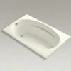 Kohler K-1142-96 Proflex 6036 Bath With Tile Flange And Left Hand Drain - Biscuit