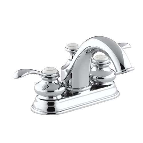 Kohler K-12266-4-CP Fairfax Two Handle Centerset Lavatory Faucet - Polished Chrome 1 Kohler K-12266-4-CP Fairfax Two Handle Centerset Lavatory Faucet - Polished Chrome