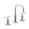Kohler K-14406-4-CP Purist Widespread Lavatory Faucet - Polished Chrome