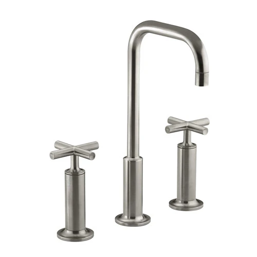 Kohler K-14408-3-BN Purist Widespread Lavatory Faucet - Brushed Nickel 1 Kohler K-14408-3-BN Purist Widespread Lavatory Faucet - Brushed Nickel