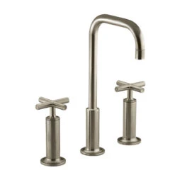Kohler K-14408-3-BV Purist Widespread Lavatory Faucet - Brushed Bronze