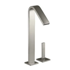 Kohler K-14660-4-BN Loure Tall Single Handle Lavatory Sink Faucet With Lever Handle - Brushed Nickel