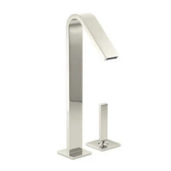 Kohler K-14660-4-SN Loure Tall Single Handle Lavatory Sink Faucet With Lever Handle - Polished Nickel