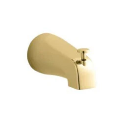 Kohler K-15136-S-PB Coralais Diverter Bath Spout With Slip-Fit Connection - Polished Brass