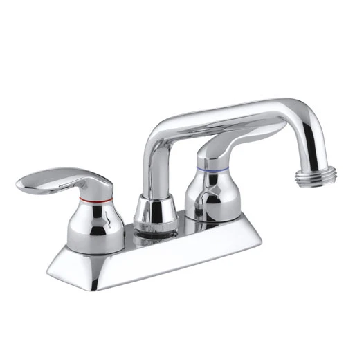 Kohler K-15271-4-CP Coralais Two Handle Centerset Laundry Faucet - Polished Chrome 1 Kohler K-15271-4-CP Coralais Two Handle Centerset Laundry Faucet - Polished Chrome