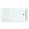 Kohler K-1978-0 Tresham 60" X 36" Single Threshold Right Hand Drain Shower Base With Integral Left Hand Seat - White