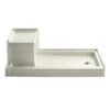Kohler K-1978-96 Tresham 60" X 36" Single Threshold Right Hand Drain Shower Base With Integral Left Hand Seat - Biscuit
