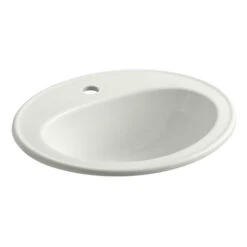 Kohler K-2196-1-NY Pennington Self-Rimming Lavatory With Single-Hole Faucet Drilling - Dune