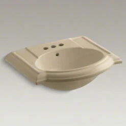Kohler K-2287-4-33 Devonshire Pedestal Top With 4" Centers - Mexican Sand