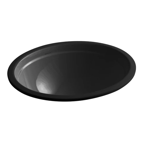 Kohler K-2319-7 Bancroft Undercounter Lavatory - Black 1 Kohler K-2319-7 Bancroft Undercounter Lavatory - Black