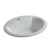 Kohler K-2699-1-95 Bryant Oval Self-Rimming Lavatory Sink With Single Faucet Hole - Ice Grey