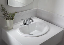 Kohler K-2699-4-0 Bryant Oval Self-Rimming Lavatory With 4" Centers - White