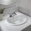 Kohler K-2699-8-96 Bryant Oval Self-Rimming Lavatory With 8" Centers - Biscuit (Pictured In White)