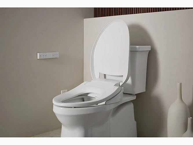 Kohler K-27142-CR-0 C3-430 Nightlight Heated Elongated Bidet Toilet Seat - White 2 Kohler K-27142-CR-0 C3-430 Nightlight Heated Elongated Bidet Toilet Seat - White - Image 2