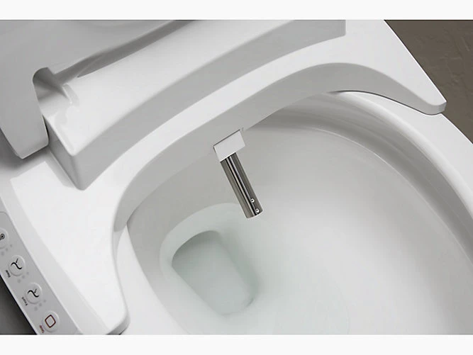 Kohler K-27142-CR-0 C3-430 Nightlight Heated Elongated Bidet Toilet Seat - White 5 Kohler K-27142-CR-0 C3-430 Nightlight Heated Elongated Bidet Toilet Seat - White - Image 5