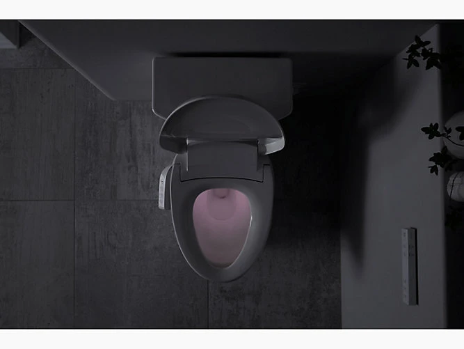 Kohler K-27142-CR-0 C3-430 Nightlight Heated Elongated Bidet Toilet Seat - White 4 Kohler K-27142-CR-0 C3-430 Nightlight Heated Elongated Bidet Toilet Seat - White - Image 4