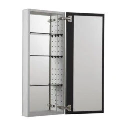 Kohler K-2938-PG-SAA Catalan 15" X 36" Mirrored Cabinet With 170 Degree Hinge - Satin Anodized Aluminum