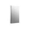 Kohler K-2939-PG-SAA Catalan 20-1/8"W X 36"H Aluminum Single Door Medicine Cabinet With 170 Degree Hinge - Satin Anodized Aluminum