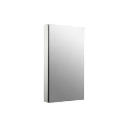 Kohler K-2939-PG-SAA Catalan 20-1/8"W X 36"H Aluminum Single Door Medicine Cabinet With 170 Degree Hinge - Satin Anodized Aluminum