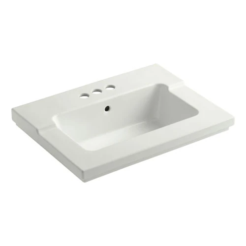 Kohler K-2979-4-NY Tresham One-Piece Surface And Integrated Lavatory With 4" Centerset Faucet Drilling - Dune 1 Kohler K-2979-4-NY Tresham One-Piece Surface And Integrated Lavatory With 4" Centerset Faucet Drilling - Dune