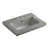 K-2979-8-K4 Kohler Tresham One-Piece Surface And Integrated Lavatory With 8" Widespread Faucet Drilling - Cashmere