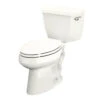 Kohler K-3519-RA-0 Highline Classic Comfort Height Elongated 1.0 Gpf Toilet With Right Hand Trip Lever, Less Seat - White