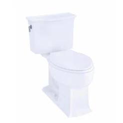 Kohler K-3551-96 Archer Comfort Height Two Piece Elongated 1.28 GPF Toilet - Biscuit (Pictured In White)