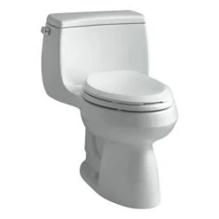 Kohler K-3615-95 Gabrielle Comfort Height One-Piece Compact Elongated 1.28 Gpf Toilet - Ice Grey