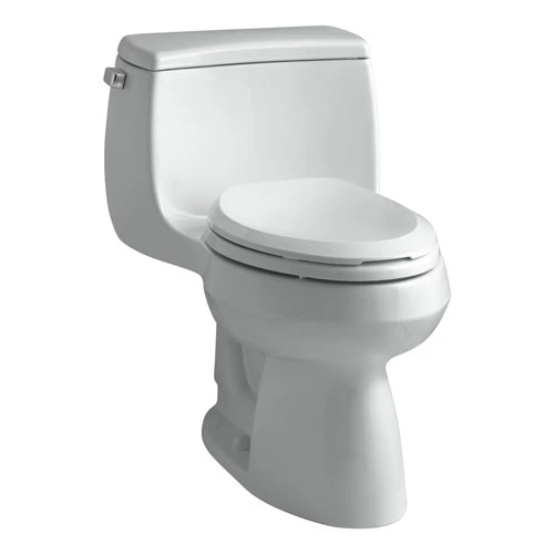 Kohler K-3615-95 Gabrielle Comfort Height One-Piece Compact Elongated 1.28 Gpf Toilet - Ice Grey 1 Kohler K-3615-95 Gabrielle Comfort Height One-Piece Compact Elongated 1.28 Gpf Toilet - Ice Grey