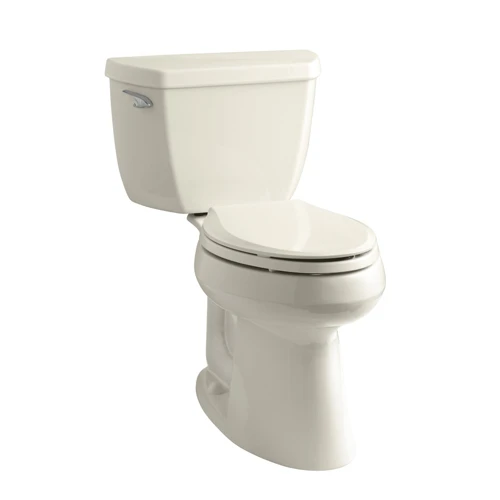 Kohler K-3713-47 Highline Classic Comfort Height Two Piece Elongated Toilet With Class Five Flush Technology And Left Hand Trip Lever - Almond 1 Kohler K-3713-47 Highline Classic Comfort Height Two Piece Elongated Toilet With Class Five Flush Technology And Left Hand Trip Lever - Almond