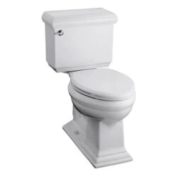 Kohler K-3818-47 Memoirs Comfort Height Two Piece Elongated 1.6 Gpf Toilet With Classic Design - Almond (Pictured In White)