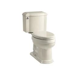 Kohler K-3837-47 Devonshire Comfort Height Two Piece Elongated 1.28 Gpf Toilet - Almond